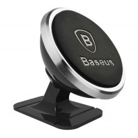 Baseus 360-degree Rotation Magnetic Mount Holder(Paste type) Silver